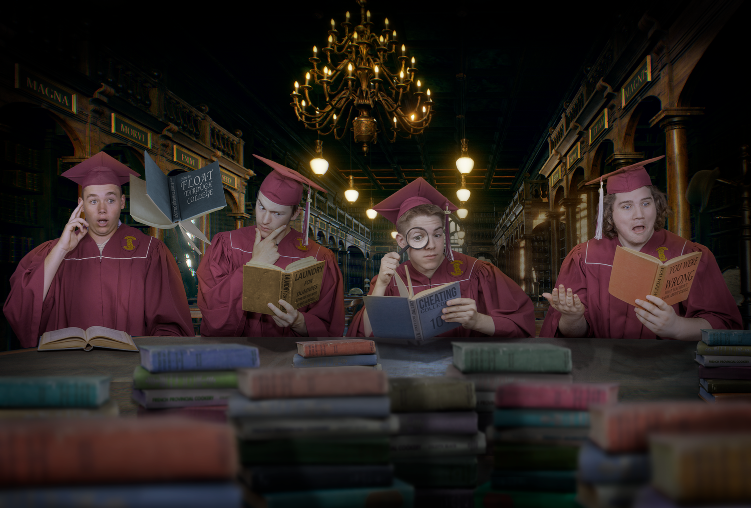 Graduates — photography compositing