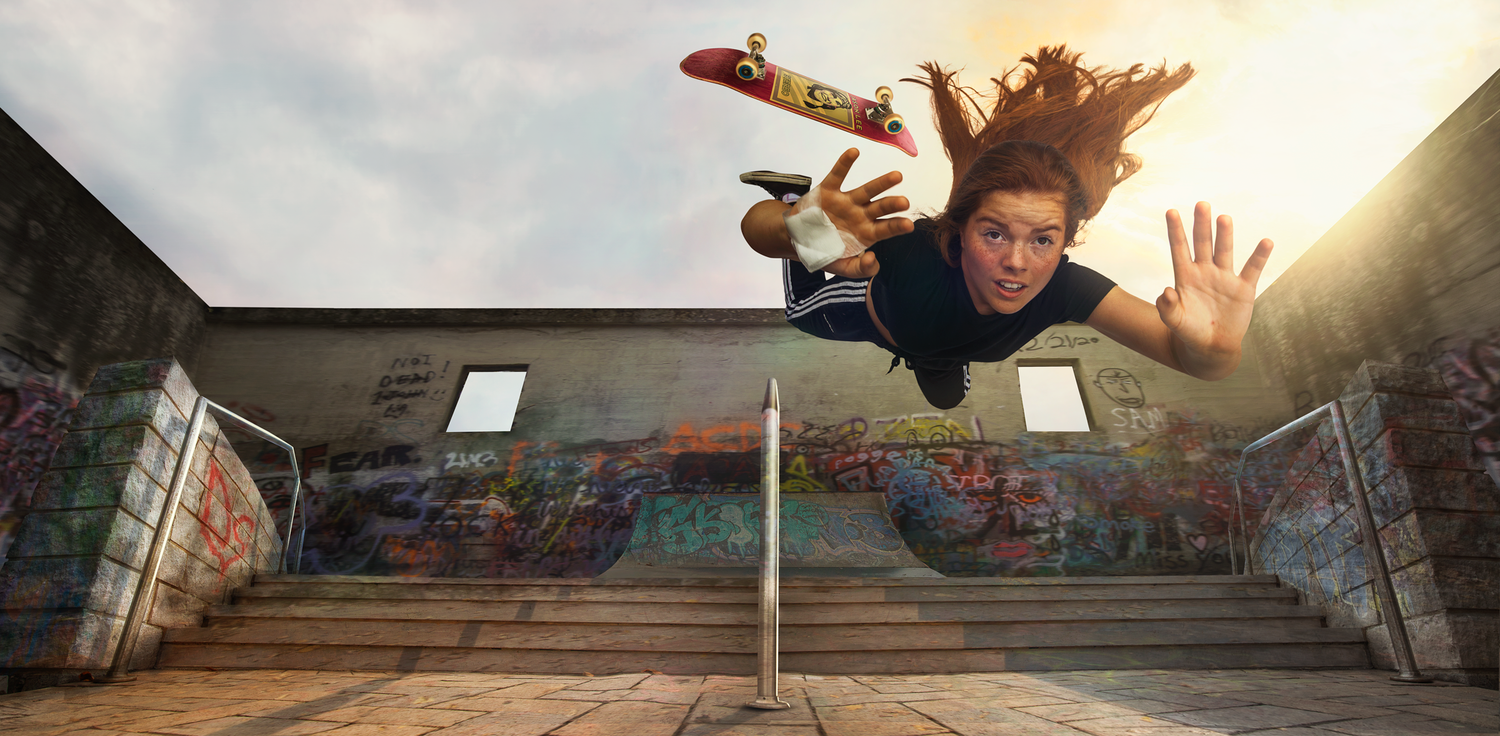 Good At Falling — photography compositing