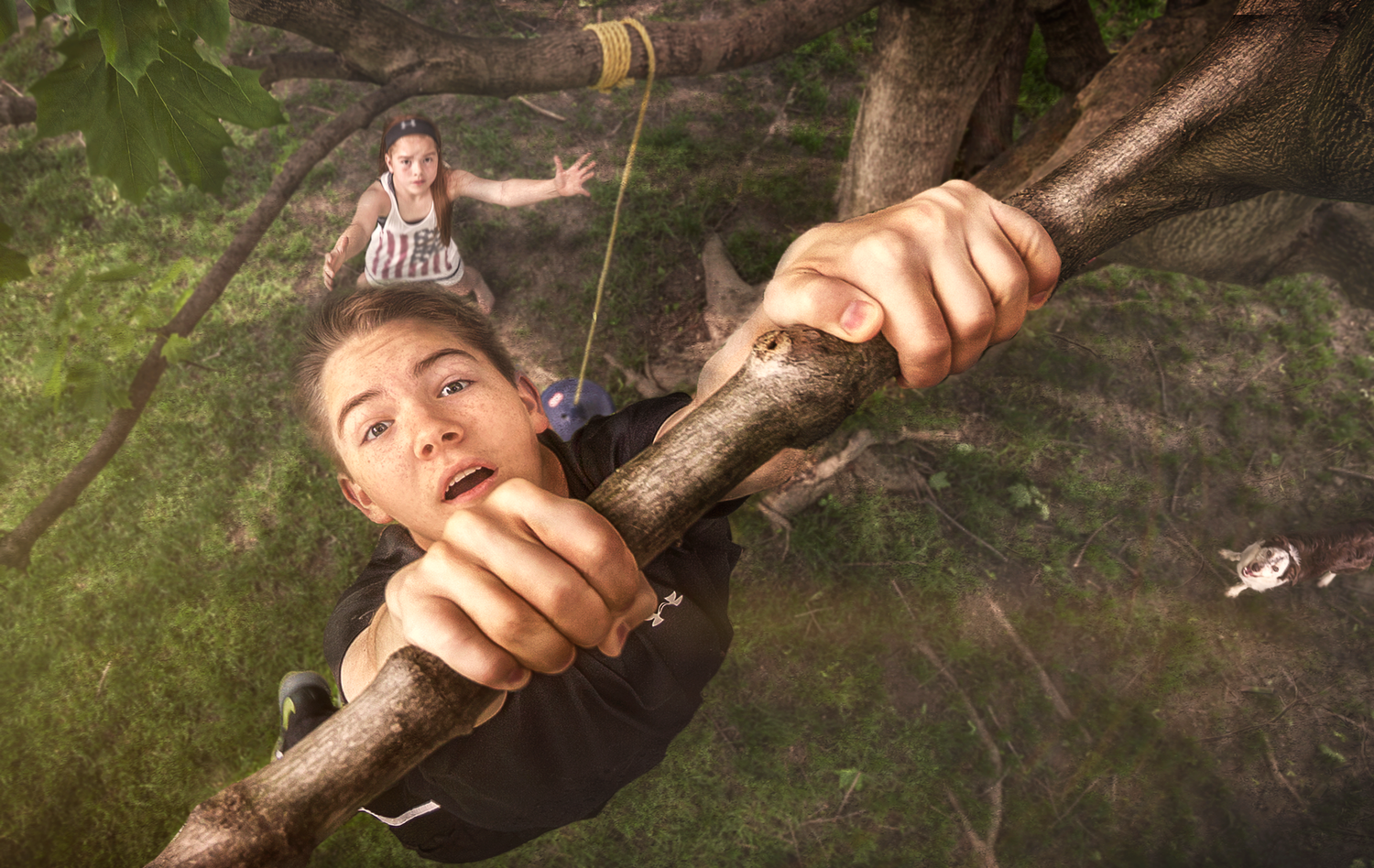 Hang In There! — photography compositing