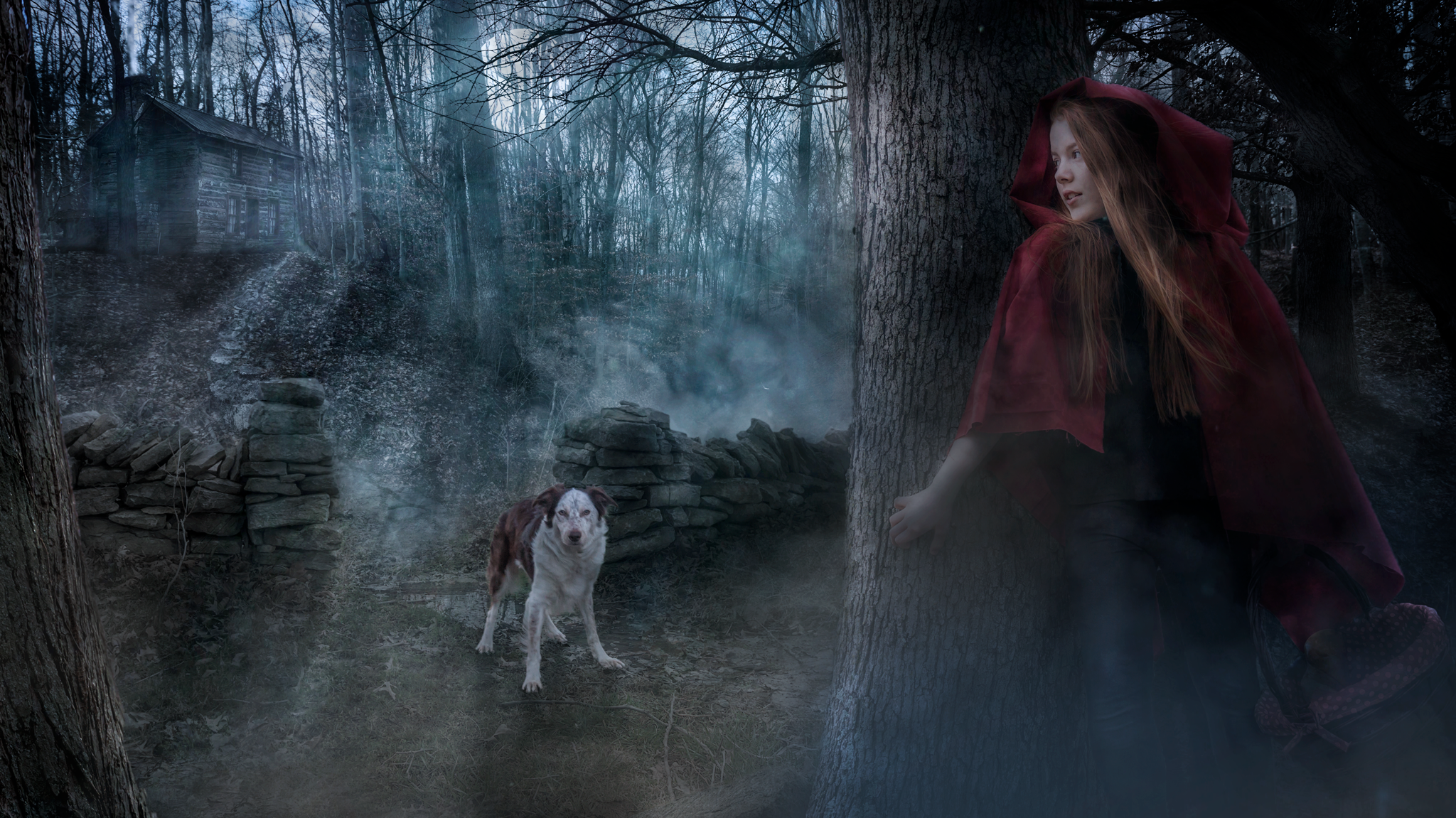 Red Riding Hood — photography compositing